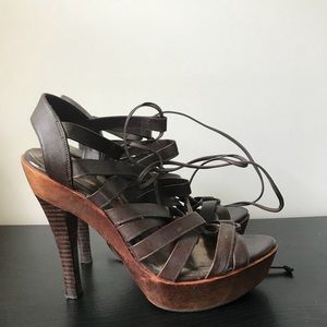Brown Strappy Sandals